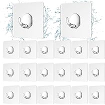 Lot De 4 Crochets Adhésifs Muraux Or - Porte-serviettes Salle De Bain Sans Perçage, Support 8 Kg, 3M