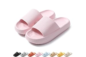 QJJQ Badeschuhe Herren Damen Cozislides Original Slippers Wolke Schlappen Super Weich rutschfest Badelatschen Hausschuhe Sommer Pantoletten Badeschlappen Flip Flops