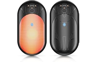 COTOP Hand Warmers Rechargeable 2 Pack, 6000mAh Electric Portable Handwarmers for Glove Pocket, 3 Levels Heat, up to 24hrs Reusable Pocket Heater for Walking, Running, Camping,Tech Gift for Men Women