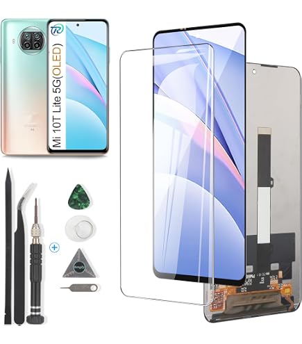 Kit Lente Fotocamera Posteriore MMOBIEL Per Xiaomi Mi 10T Lite 5G - Vetro Di Ricambio Con Adesivo E Attrezzi