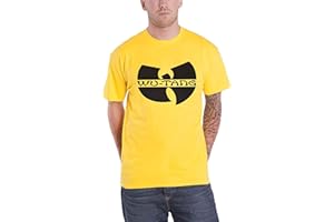 WU-TANG CLAN Van Halen T Shirt Jagged Band Logo Nue offiziell Unisex Gelb