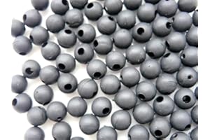 Phoxinus Impact Beads/Shock Beads - 8mm - Black - 50 pack