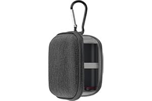 Geekria Shield etui na słuchawki kompatybilne z Fiio M5, BTR3, BTR5, A1, S.M.S.L Idol+, IDEA, X4, Shanling Q1, M1, zapasowa twarda obudowa podróżna z miejscem na kable (ciemnoszare)