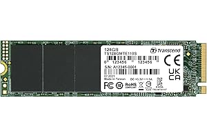 ‎TRANSCEND Transcend 128GB MTE110S NVMe PCIe Gen3 x4 M.2 2280 interne SSD 3D TLC NAND - TS128GMTE110S