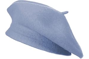 ZLYC Femmes Classique Francais Laine Chapeau de Béret