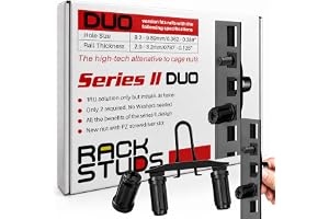 DUO20 1RU Series II rackmonteringslösning -enkelt alternativ till traditionella rackskruvar och burmuttrar och serverrackskru