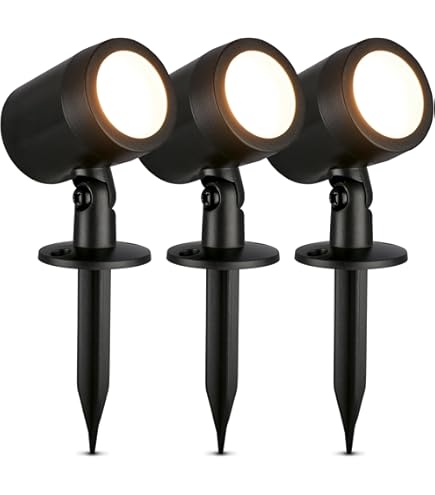 Zwarte 10W IP65 LED-buitenspot - Warm wit licht - Aluminium - Zwart - Pack de 50 - Wit