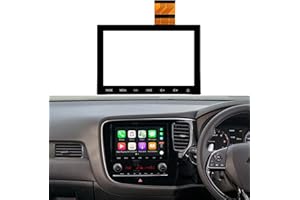 LIAMORFE Digitizer Écran tactile en verre pour Mitsubishi Outlander 2019 2020 2021 2022 autoradio NAV clé écran LCD 2019-2022 (sans LCD)