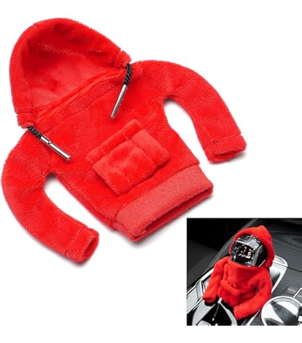 YEJAHY Sudadera Con Capucha Para Palanca De Cambios Para Coche, Funda Universal Para Palanca De Cambios Para Coche, Sudadera Con Capucha Creativa Para Palanca De Cambios (tiburón