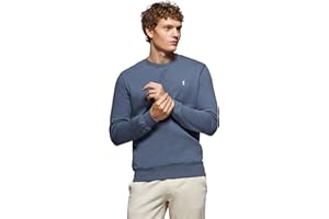 Polo Club Felpa Uomo a Girocollo con Logo - Sweatshirt Senza Cappuccio Crewneck 100% Cotone