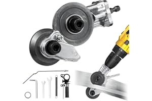 HAPIVIDA Grignoteuse de Tôle Cisaille à Tôle Coupeur de Plaque de Perceuse Électrique Grignoteuse Électrique Accessoire de Perceuse de Grignoteuse en Métal pour Couper des Plaques de Métal