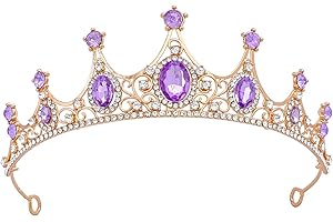 YUNHENTONG Tiara Corona di Cristallo,Corona da Donna,Diadema Sposa,Coroncina Principessa,Tiara Sposa,Corona Regina, Coroncina per Compleanno,Nozze,Spettacolo,Ballo di Fine Anno Festa
