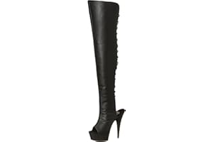 Pleaser DEL3019/B/PU, Botas Mujer