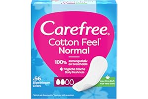 Carefree Cotton Feel Normal Podpaski, 56 szt.