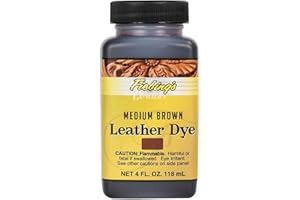 Leathercrafter Europe - FiEBING'S LEATHER DYE 4 OZ (118 ml) (MEDIUM BROWN)