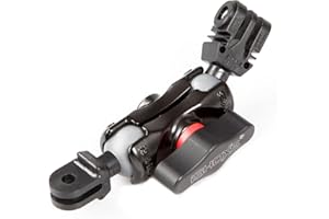 iSHOXS Conjunto Small GRAP 60, extensión de Aluminio, 60mm de Largo, Aluminio Fundido a presión 6061 para Las Fijaciones GoPro, Muy robustas y Extremadamente Flexibles y fácilmente Ajustables