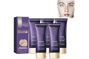 ORGRUL Lot de 5 crèmes de masquage pour varicosités, imperméables, sans décoloration, pour les jambes, camouflage, varices, tatouage et corps (5 pièces, 74 ml)