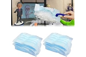 BYYT 18 ściereczek do magnesu przeciwkurzowego Swiffer, wkład do kurzu do magnesu przeciwkurzowego Swiffer, zestaw uzupełniający do odkurzacza z piór, ściereczka z mikrofibry do czyszczenia kurzu, brud do