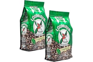 SWEET THINGS Loumidis Traditional Greek Quality Ground Coffee 2 Pack Bundle