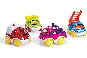 BSM Edushape Lot de 4 Mini véhicules - Ed 826131/4