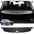 Powerty Cargo Cover for Toyota RAV4 2019-2022 2023 2024 Accessories Trunk Cover Retractable Trunk Shielding Shade Cargo Luggage Cover Black