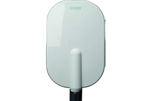 SCHWAIGER 662245 Set di antenne da esterno attivo DVB-T2 ricevitore digitale terrestre amplificatore da esterno 50km portata 4K UHD LTE filtro