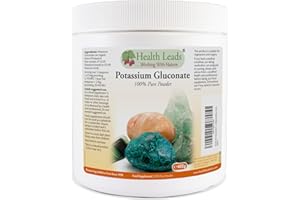HEALTH LEADS ...WORKING WITH NATURE Potassium Gluconate Powder 400g (Additive Free)