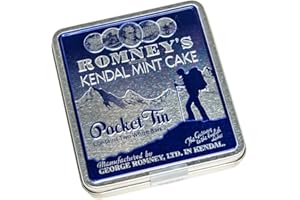 Romney's Kendal Mint Cake 5.9 oz / 170g Pocket Tin - WHITE