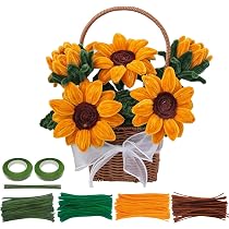 400 Pièces Fil Chenille – Kit Créatif Pour Bouquets Et Décorations DIY, Fleurs, Animaux En Peluche, Loisirs Enfants Et Adultes