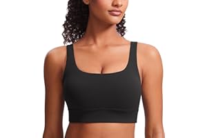 CRZ YOGA Donna Butterluxe Reggiseno Sportivo con Schiena a U - Basso Impatto Yoga Fitness Imbottito Top