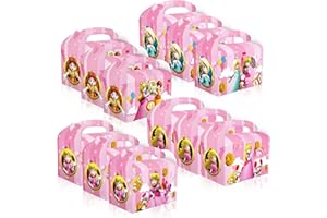 AIOSUY Caja Chuches Cumpleaños 12 Piezas,Caja Regalo Cumpleaños,Bolsas Chuches De Niñas,Cajas Cumpleaños,Cajas para Chuches Cumpleaños Para Niñas Temáticas Regalos De Cumpleaños Fiestas De Artículos