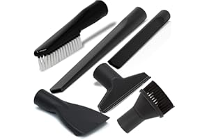 FixedByU Staubsauger Düsen Set mit Saugbürste Polsterdüse Matratzendüse Fugendüse lang und kurz unviersal für Staubsauger Mehrzwecksauger Nass Trockensauger mit 35mm Durchmesser