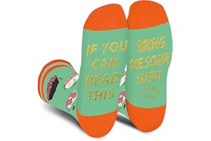 AGRIMONY Divertidos Calcetines para Hombre y Mujer-Si Puedes Leer Esto Tráeme