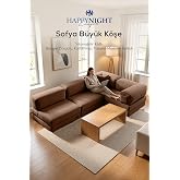 Sofya B&uuml;y&uuml;k K&ouml;şe | Aktivite Koltuğu | Oyun Koltuğu | S&uuml;nger Koltuk | Sinema Koltuğu. 270x180 CM (Bej)