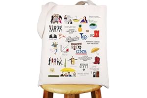 WZMPA Borsa a tracolla con scritta "How I Met Your Mom Ted Mosby & Robin Sparkles, regalo per i fan di Barney Stinson, con corno francese