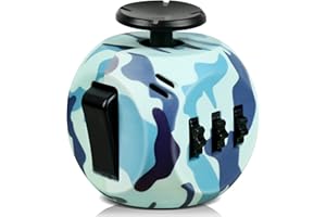 6 Sided Fidget Toy Cube - Fidget Cubes Fidget Fiddle Anxiety Toys for Adults,Grils,Kids,Children,Boys - ADHD,ADD,ASD - Office Classroom Travel - BY VCOSTORE