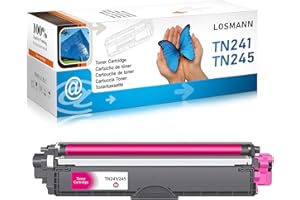 LOSMANN 1x toner magenta kompatybilny z Brother TN-241 TN-245 do Brother MFC-9140CDN MFC-9142CDN MFC-9330CDW MFC-9332CDW MFC-9340CDW MFC-9342CDW DCP-9015CDW DCP-902020202020 CDW DCP-9 022CDW HL-3140CW HL-3142CW