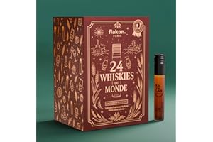 FLAKON. FLAKON – Calendrier De L’Avent Whisky Du Monde – 24 Whiskies D’Exception À Déguster – Expérience Immersive Avec Sommelier – Idée Cadeau Originale Et Premium
