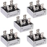 ALLECIN KBPC2510 Diodos Rectificadores de Puente 25A 1000V KBPC 2510 Rectificador de Puentes de Diodo de Silicio Monof&aacute;sico 2