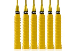 BAIHUALIN Whizz Badminton Tennis Racket Grip Tape Handle Wrap Anti Slip Squash Overgrip with Finishing Tape, Various Options