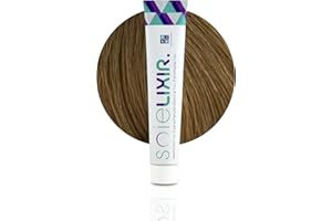 POP ITALY Soielixir Tinta Permanente per Capelli in crema SENZA Resorcina, Parafenilendiammina e Ammoniaca 93 Colori - 100 ml - (Solo Tubo Colore - 8/3 Biondo Chiaro Dorato)