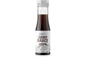 BioTechUSA Zero Sauce Salsa de barbacoa, sin azúcar, sin lactosa, sin gluten, 350 ml