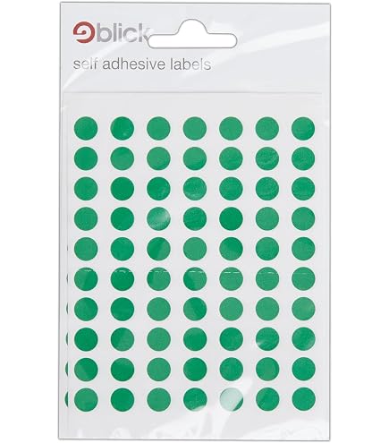 1000 Pcs 1/2 Inch Green Dot Stickers - Color Coding Labels For Organizing, Sales, Classroom