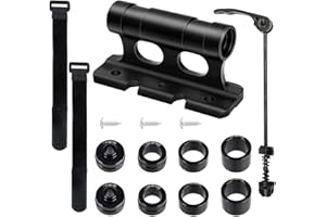 YIMINI Supporti a Forcella Per Bicicletta, Blocco Bici Supporto Forcella, Staffa Forcella Bicicletta In Lega Di Alluminio, Supporto Per Forcella Bici, Bici Supporto Forcella Supporto Per Forcella