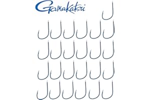 Gamakatsu Anzuelos LS-2210 azul - 25 anzuelos para pesca de truchas