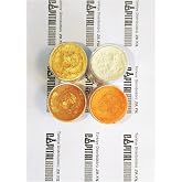Capital 10g(25ml) x4 Renk Toz Metalik Sedef Epoksi Pigment Boya sarı ton