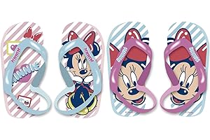 Familie24 Minnie Maus Flip Flops Badeschuhe Hausschuhe Kinderschuhe Zehentrenner Strandschuhe Sandalen