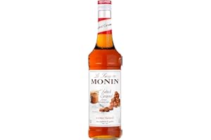 MONIN Sirop de Caramel Salé pour Café, Cappuccino, Latte et Chocolat Chaud - Arômes Naturels - 70cl