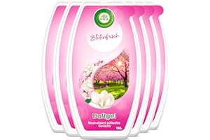 ‎AIR WICK Air Wick Duftgel - Klassisches Duftgel mit reichhaltigem Duft nach zarten Blumen - Duft: Blütenfrisch - 6 x 150g