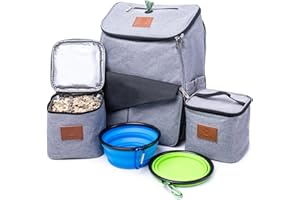 A Woof Life Dog Travel Bag. Perfect Dog Walking Backpack for your Dog Travel Accessories. Can be used as a Dog Holiday Bag and Dog Overnight Bag for you furry friend.